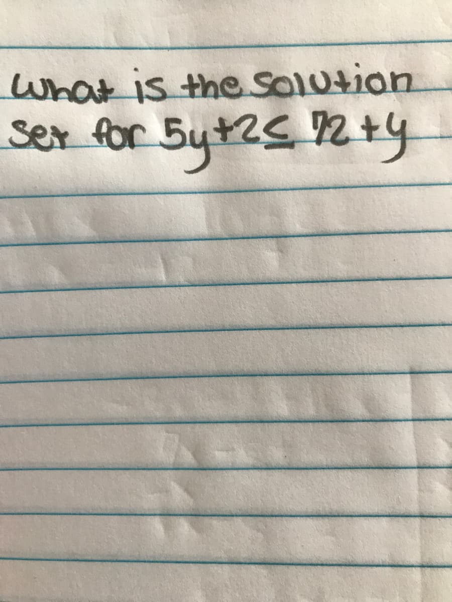what is the SOlution
ser for 5y+25 2+y
