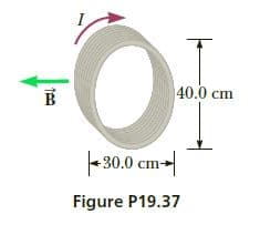 40.0 cm
-30.0 cm-
Figure P19.37
