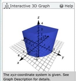 Interactive 3D Graph
Help
The xyz-coordinate system is given. See
Graph Description for details.
