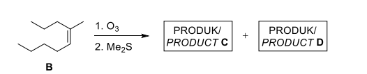 1. O3
PRODUK/
PRODUK/
PRODUCT C
PRODUCT D
2. Me2s
B
