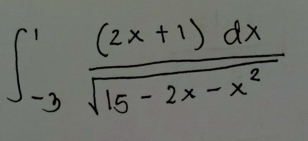 (2x +1) dx
-315 - 2x - x
2.
2xー×
