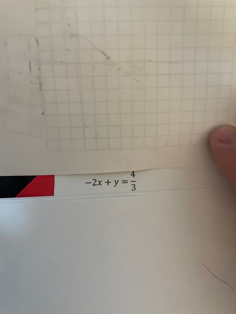 -2x + y = 3
