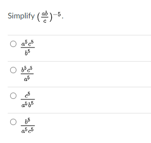 Simplify ()-6.
a5
