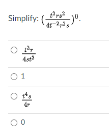 Simplify: (-
4t-2 „2 s
Ast?
4r
