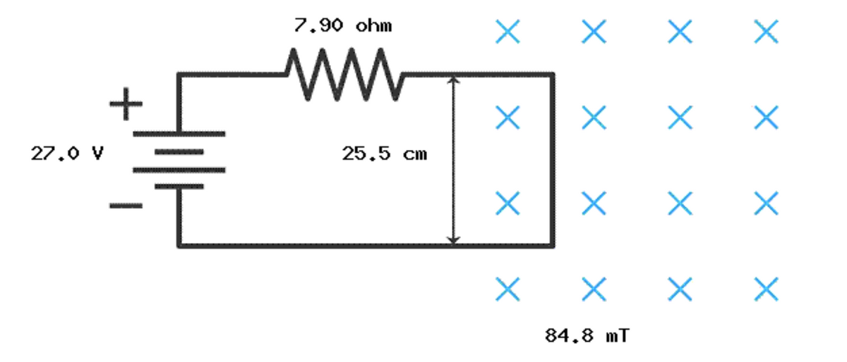 X X X
7.90 ohm
ww
27.0 V
25.5 cm
84.8 mT
X X X
