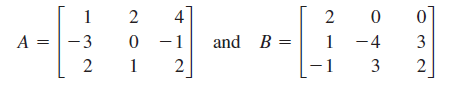 A =-3
and B =
-4
3
-1
3
2
3
-1
