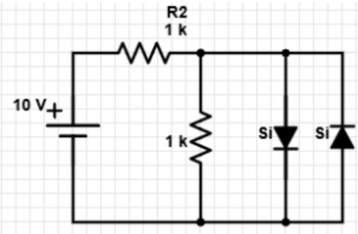 10 V+
R2
1 k
www
1 k
Si
Si