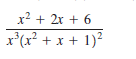 x² + 2x + 6
x*(x² + x + 1)?
