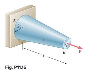 A
2c,
Fig. P11.16
L
B
P