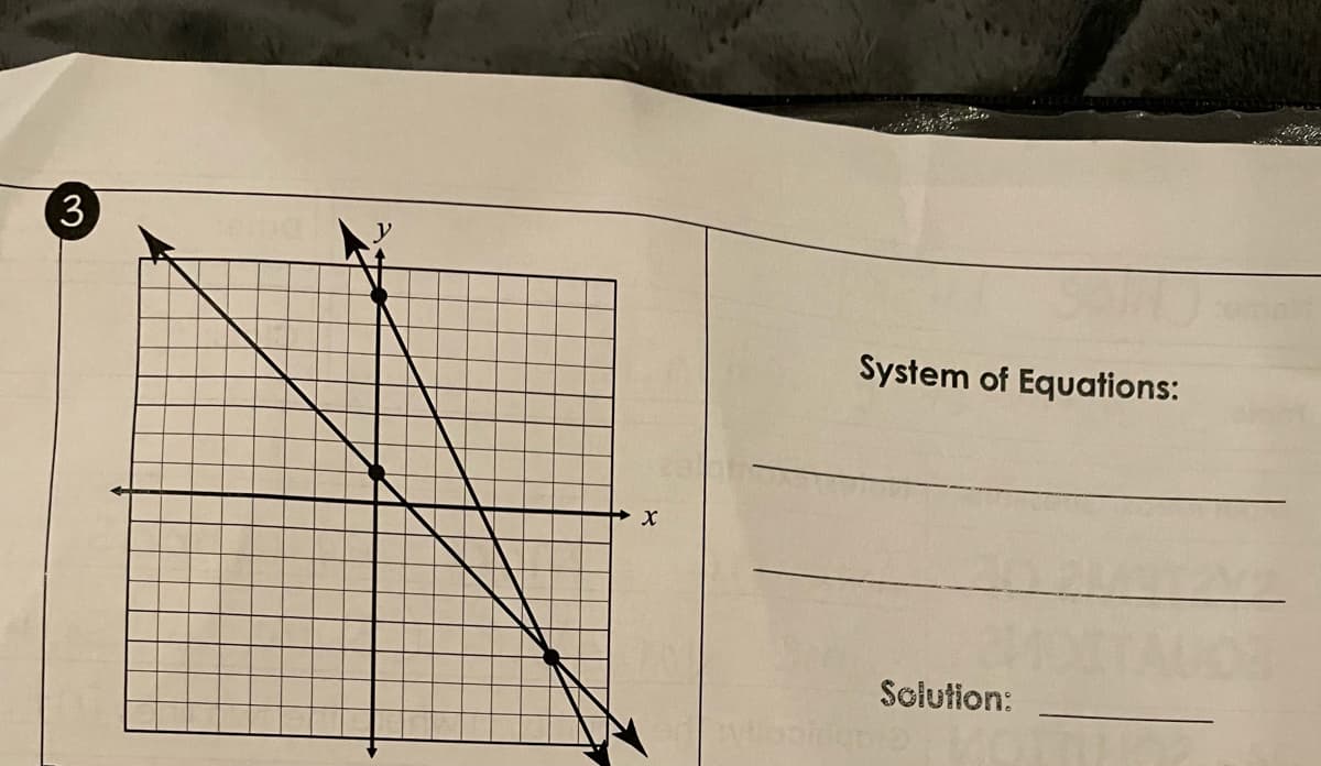 (3
System of Equations:
Solution:
