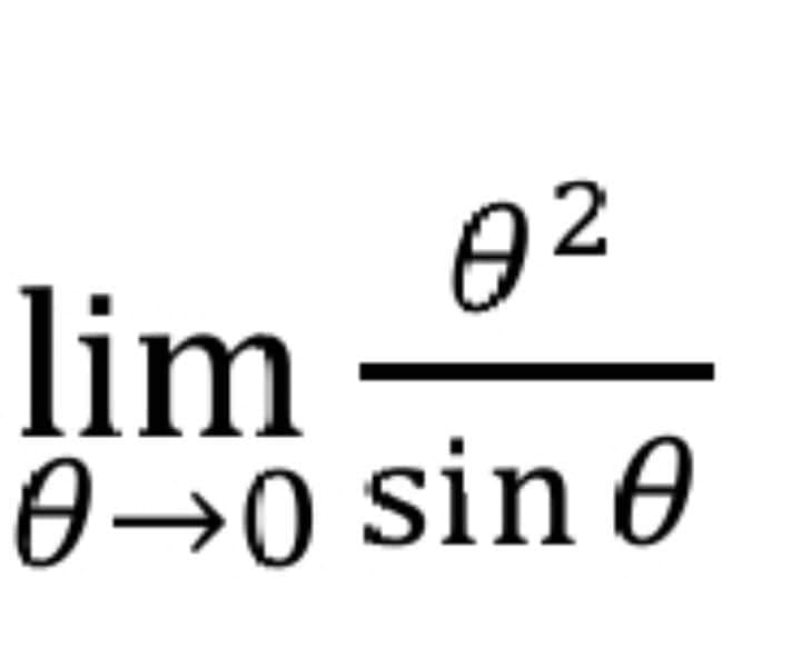 02
lim
0-0 sin 0