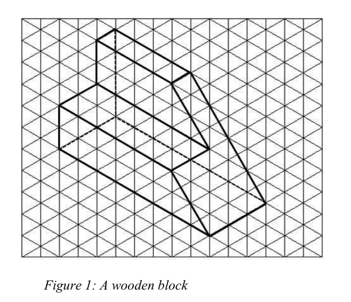 Figure 1: A wooden block
