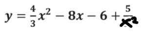 y = -
4
5
— 8х — 6-
- 8x – 6 +a
