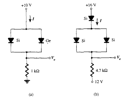 +10 V
+16 V
Si
Si
Ge
Si
Si
ov.
i kn
4.7 k2
6 12 V
(a)
(b)
