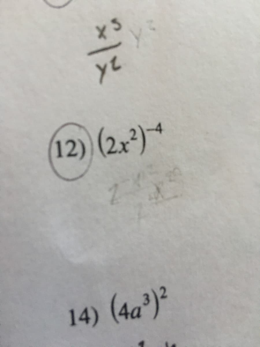 +
-4
12) (2x²)
