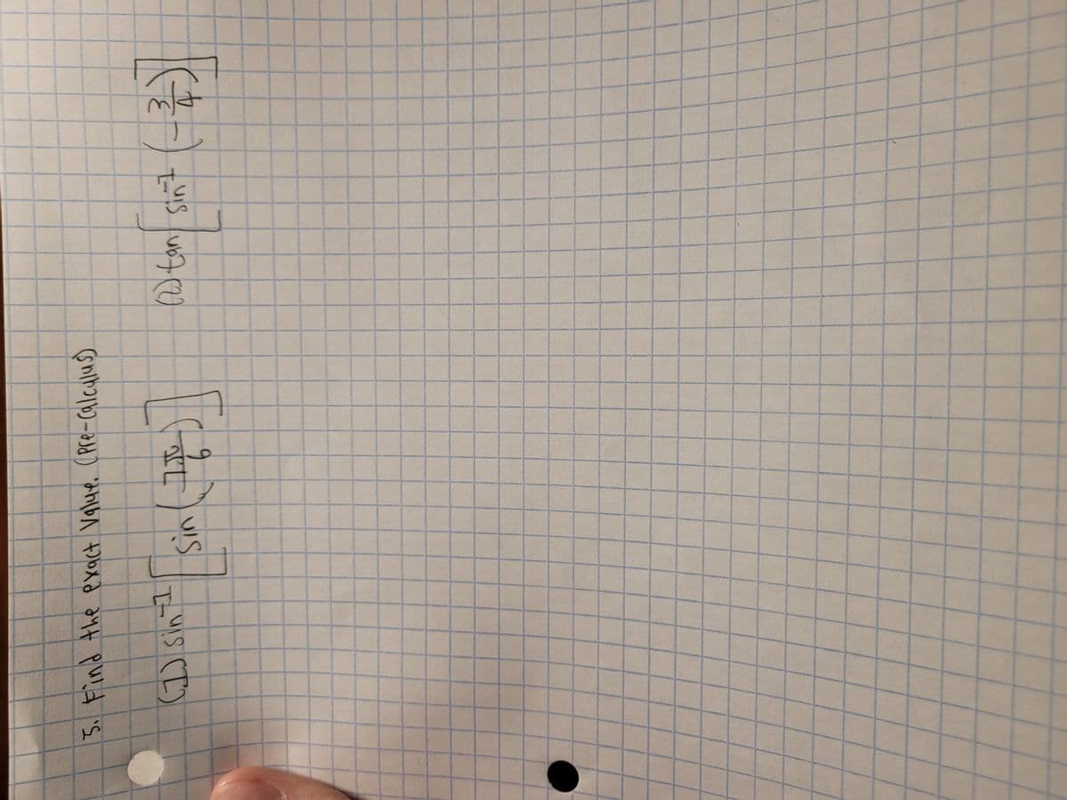 5. Find the exact Vglue. (Pre-calculus)
3.
