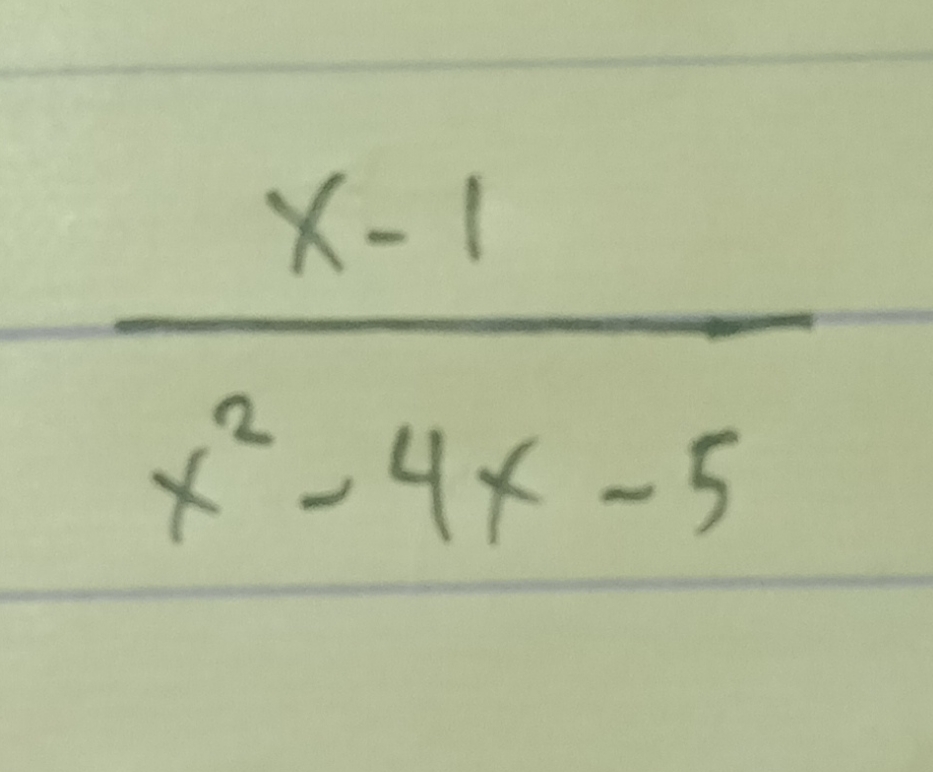 X- 1
x²_4x-5
.2
