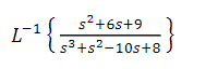 s² +6s+9
L-1
33+s²-10s+8
