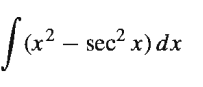 (x? — sec? х) dx
.2
