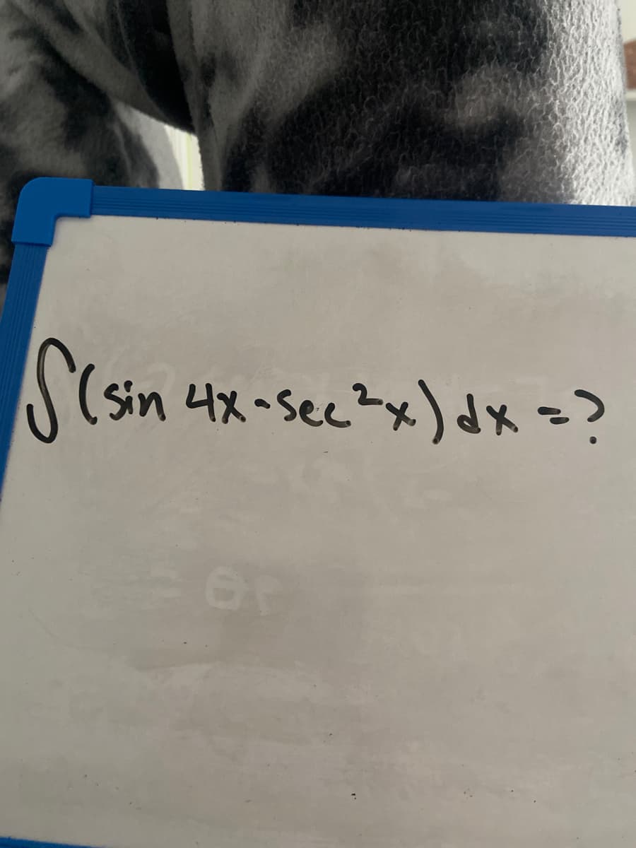 (sin 4x-see?x) dx =?
