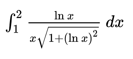 .2
In x
dx
a/1+(In x)²
