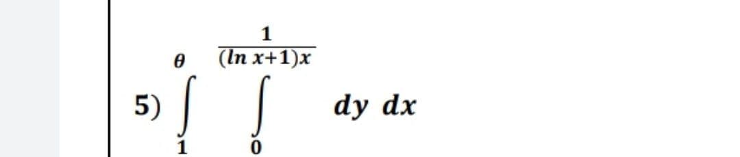 1
(In x+1)x
dy dx
