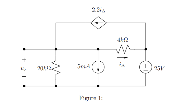 +
θα
20ΚΩ.
5mA
2.201
Figure 1:
ΑΚΩ
ΊΔ
+ ) 25V