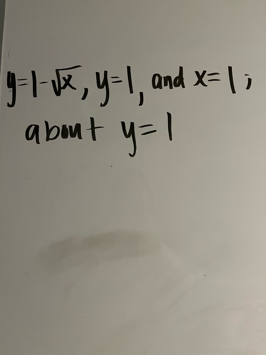 gI-1K, y-1, and x= | ,
a bout
y=l
