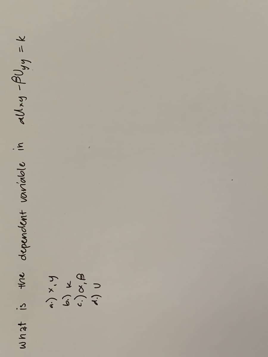 n (y
hix (v
%3D
what is the dependent vaniable in
