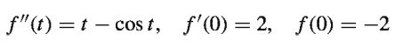 f"() — t — сos t, f'(0) — 2,
f'(0) = 2,
f(0) = -2
-
