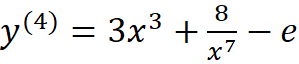 у (4) %— Зх3
8
e
x7
