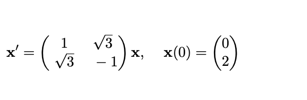 x = ( ) x0 = (9)
V3
V3
х,
1
x(0) =
2
||

