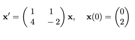 (9)
1
1
х, х(0) —
x':
4
-2
2
