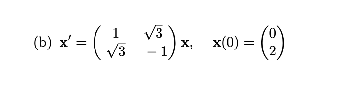 (0) x - ( )* ) - (9)
1
V3
V3
х,
1
x(0) =
2
