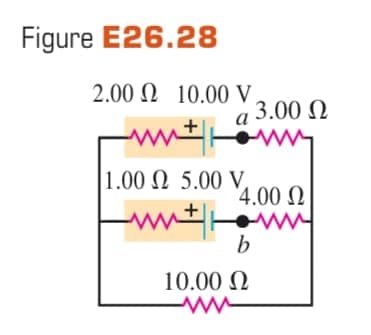 Figure E26.28
2.00 N 10.00 V
a 3.00 .
а
1.00 N 5.00 V,
4.00 N
10.00 2
