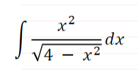 x2
ах
dx
V4
/4 — х2
