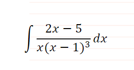 2х — 5
dx
x(x – 1)5

