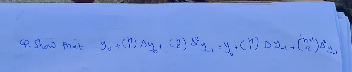 Q. Show that
y₂ + (1) Dy+
(2) + ل ( ) + y = 8 ( )
By