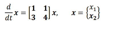d
[1
X =
13 4.
x =
dt
х,
(x2}
