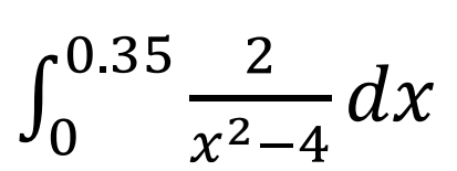 -0.35
dx
х2—4
