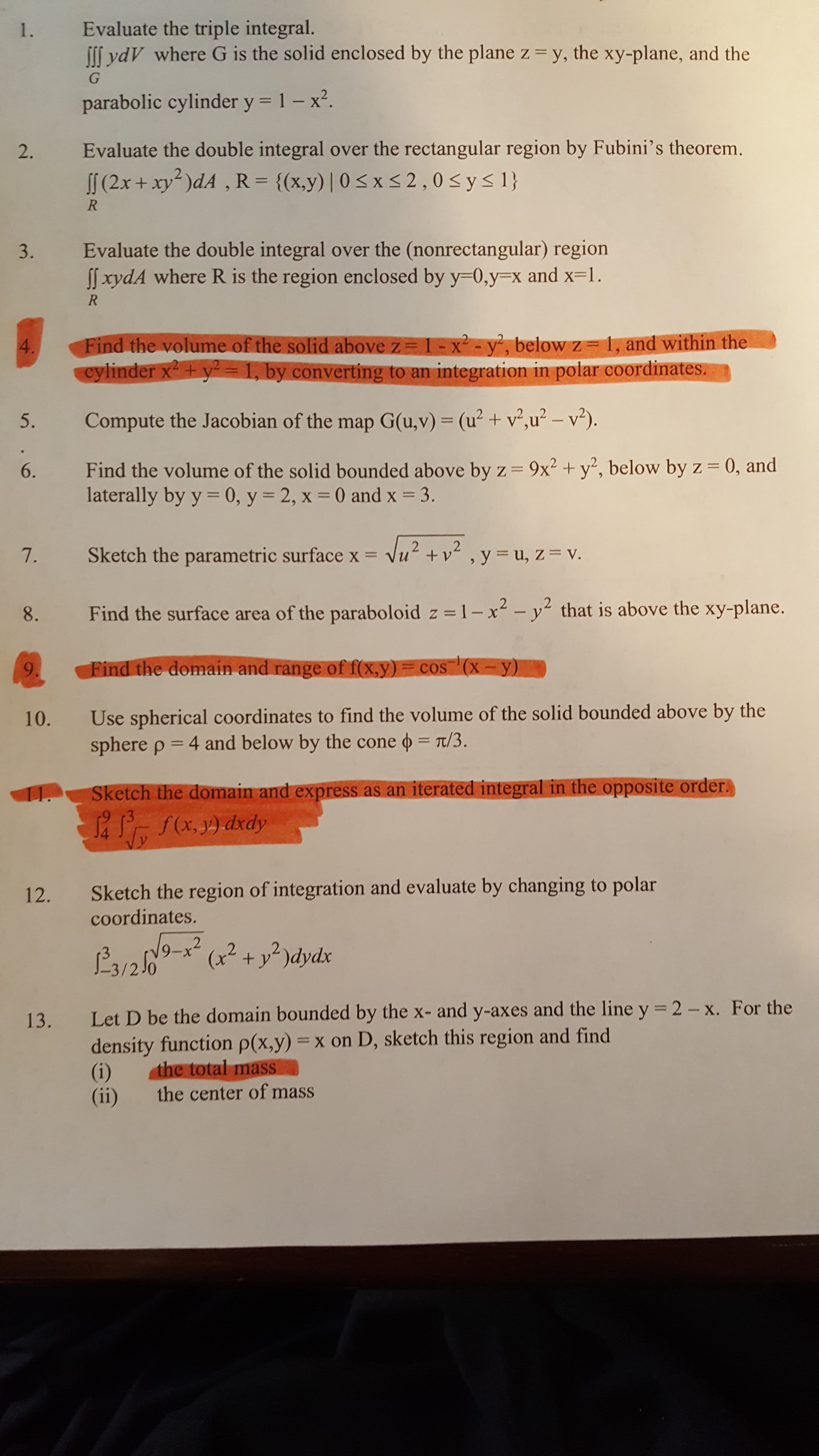 Evaluate the double integral over the rectangular region by Fubini's theorem.
S[ (2x + xy² )dA , R = {(x,y)| 0<x <2 ,0< y< 1}
%3D
