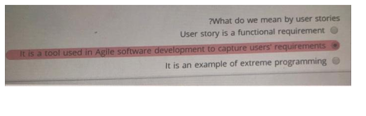 ?What do we mean by user stories
User story is a functional requirement
It is a tool used in Agile software development to capture users' requirements
It is an example of extreme programming
