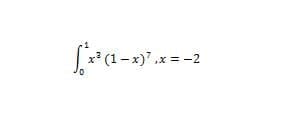 (1- x)" ,x = -2
