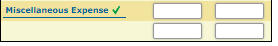 Miscellaneous Expense v
