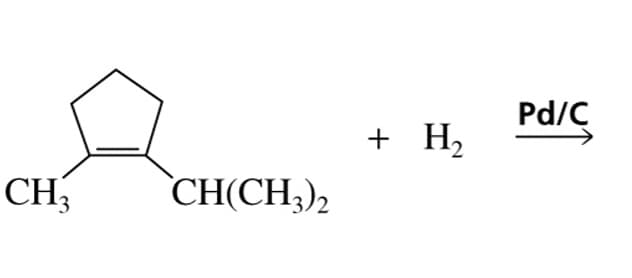Pd/C
H,
CH
`CH(CH;),
+
