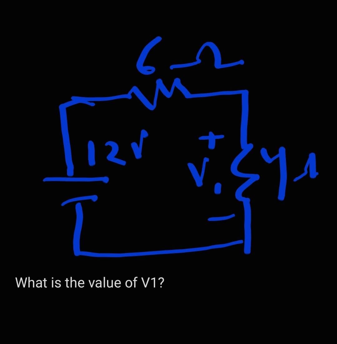 What is the value of V1?
