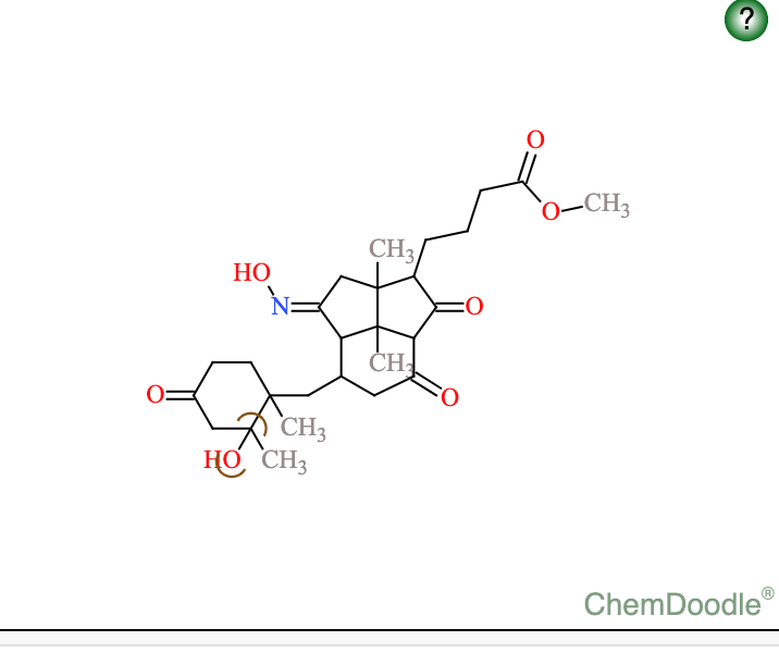 ?
)-CH3
CH3
НО
CH-
CH3
HƠ CH3
ChemDoodle
