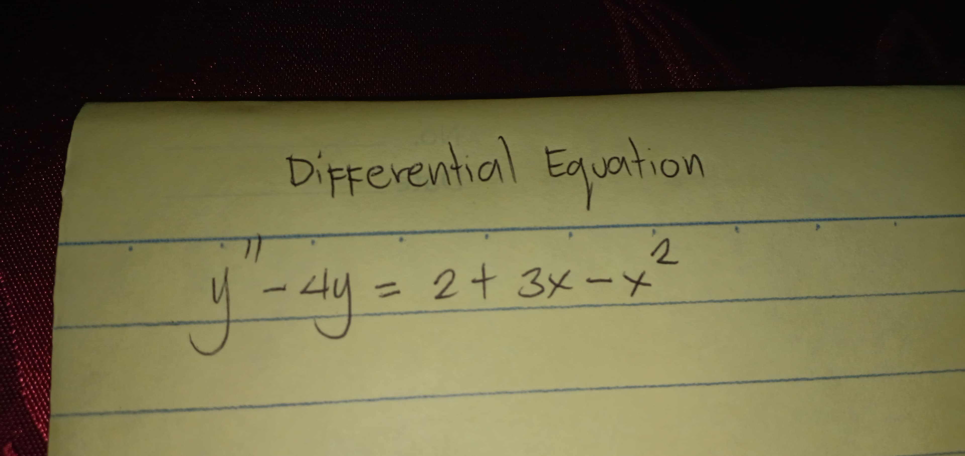 DiFFerental Equothion
म्छ = लि
- ति
4y
2t 3x-
61
