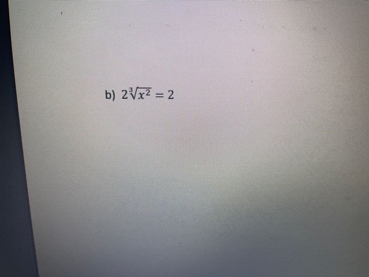 b) 2Vx² = 2
