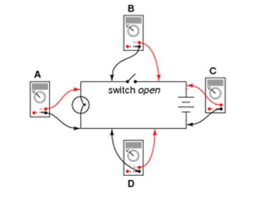 A
B
switch open
D